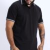 Tipo Polo Doble linea De Hombre