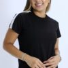 Camiseta Tela Fria Con Sesgo Mujer